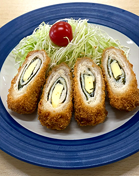 チキンチーズ大葉巻きフライ