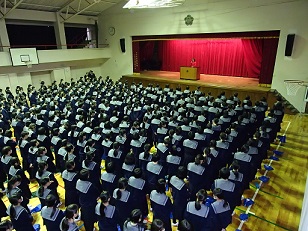 平成26年度　3学期始業式