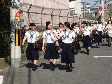 平成２６年度 衣替え | 明浄学院高等学校